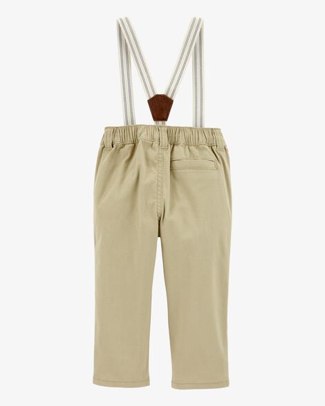  Product image 2 of Baby Twill Suspender Pants