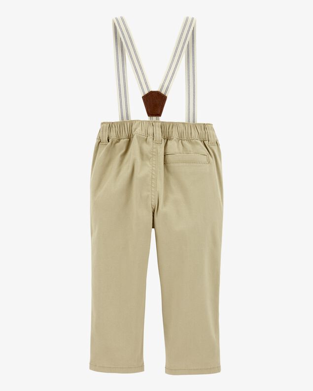 Product image 2 of Baby Twill Suspender Pants