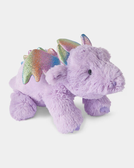 dragon plush toy - purple