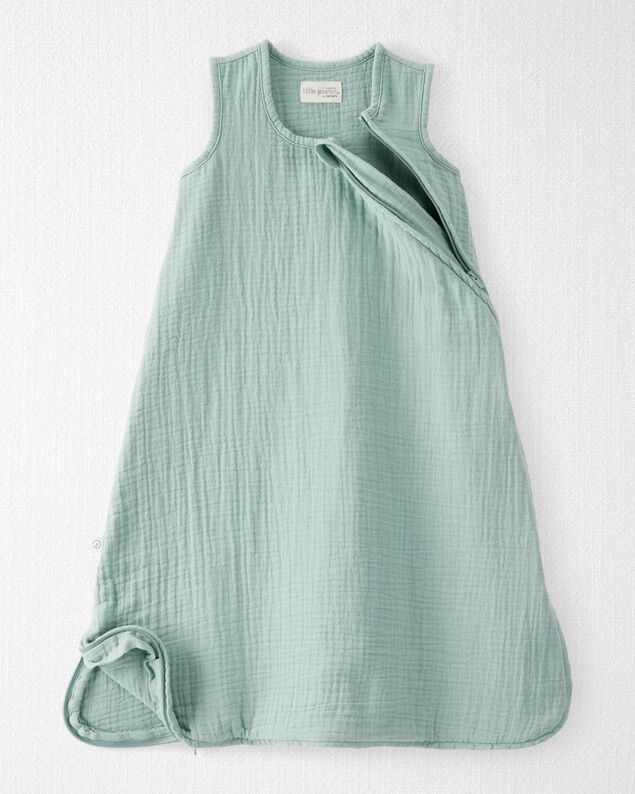 Product image 2 of Baby Organic Cotton Gauze Wearable Blanket in Green