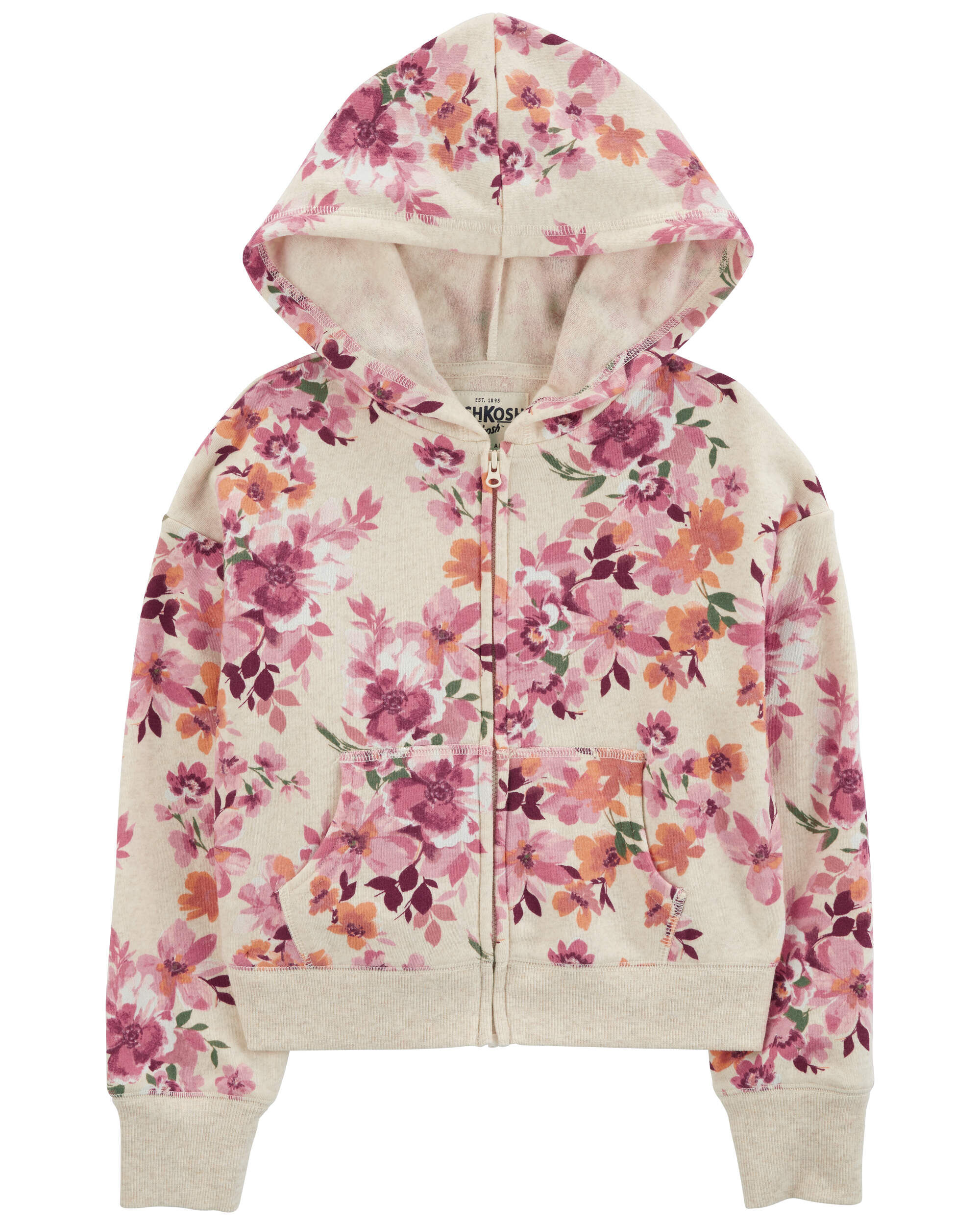 ★NOFFICIALNOFFICE★DREAM FLOWER FLEECE JACKET CHA★正規品 Floral Zip Up Fleece Womens Jacket: Unicorn | Title Nine