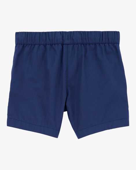  Product image 2 of Toddler Pull-On Poplin Shorts - Navy
