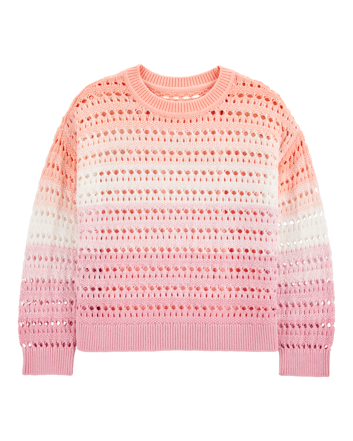 Kid 2-Piece Ombre Pullover Sweater & Utility Short Set