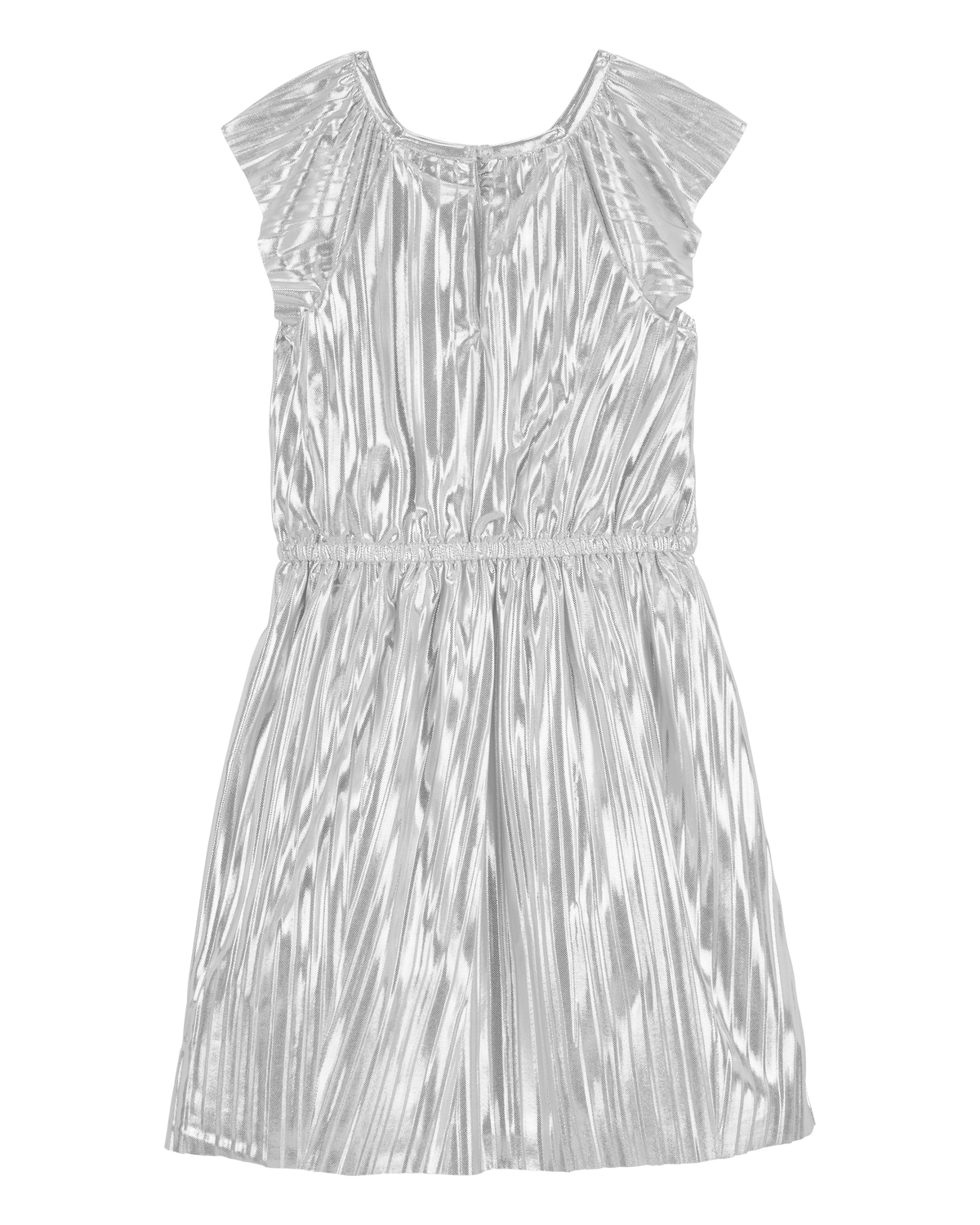 Kid Metallic Pleated Flutter Party Dress - OshKosh | Carter's