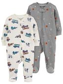 Multi - Baby 2-Pack Thermal 2-Way Zip Sleep & Plays
, Selected