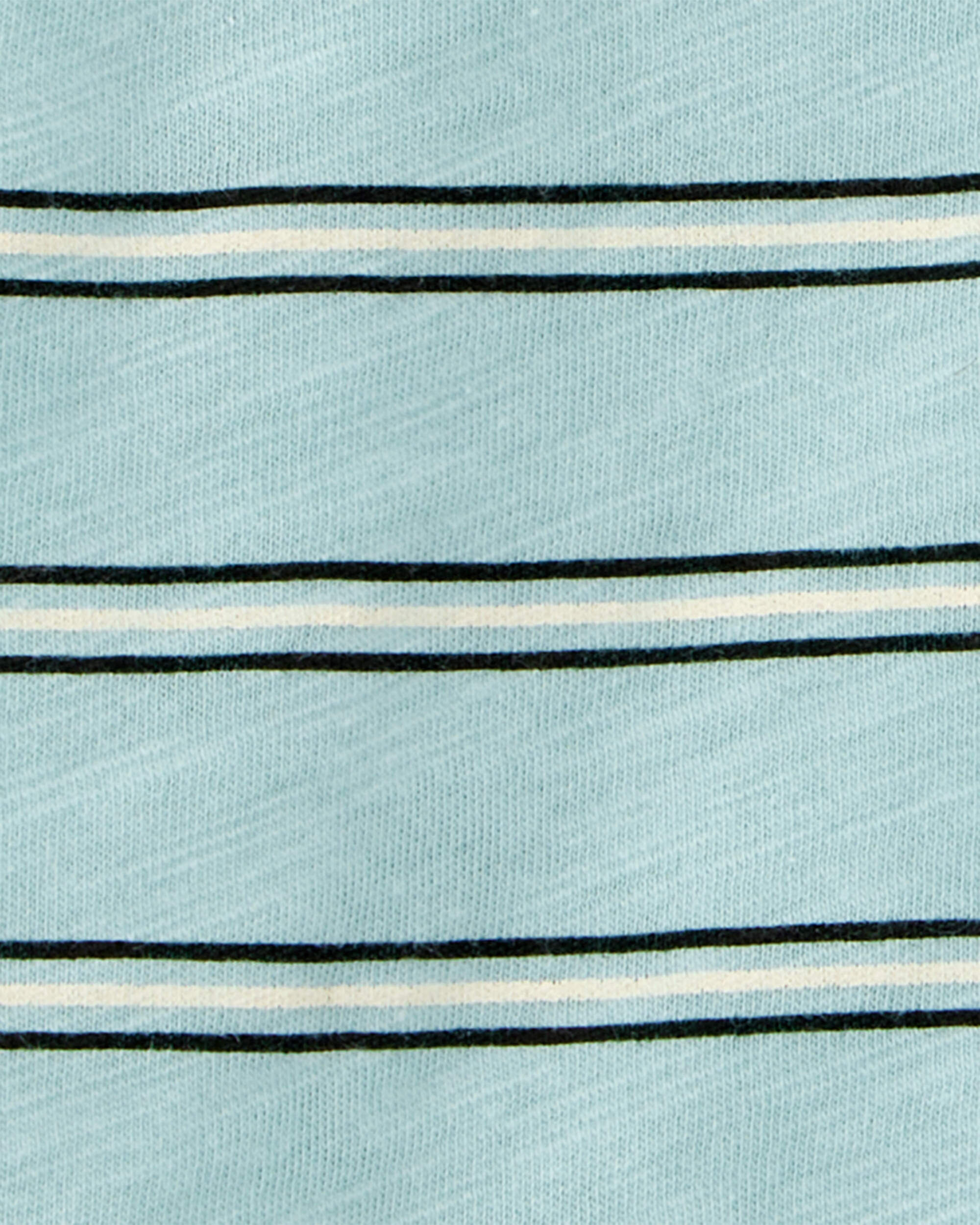 Toddler Striped Slub Jersey Henley
