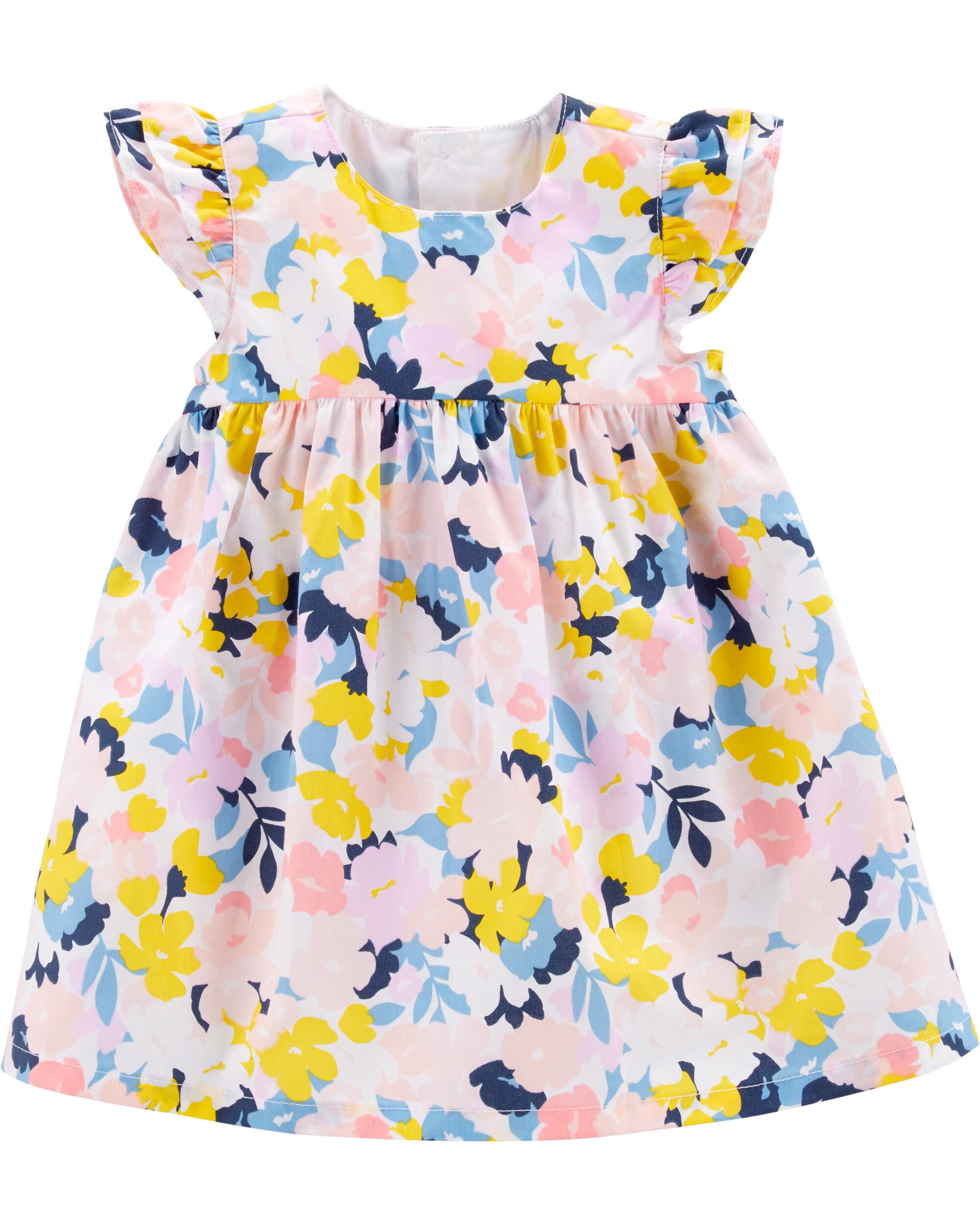 carters yellow floral dress
