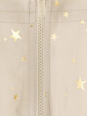 Khaki - Toddler Star Foil Mid-Weight Fleece-Lined Jacket, Selected
