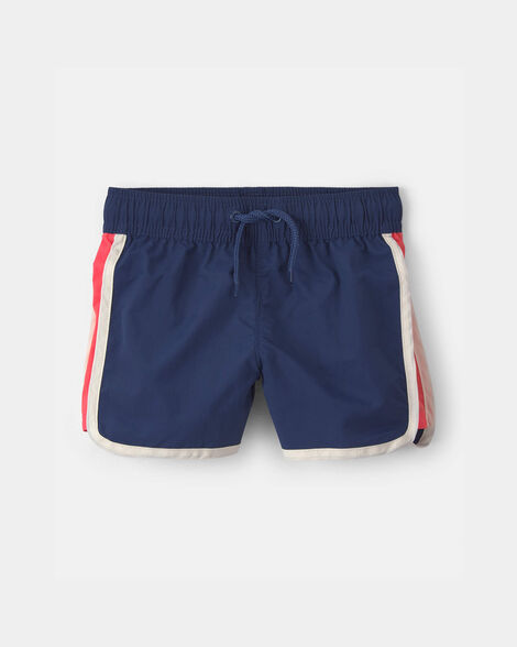 toddler boy active shorts - navy blue