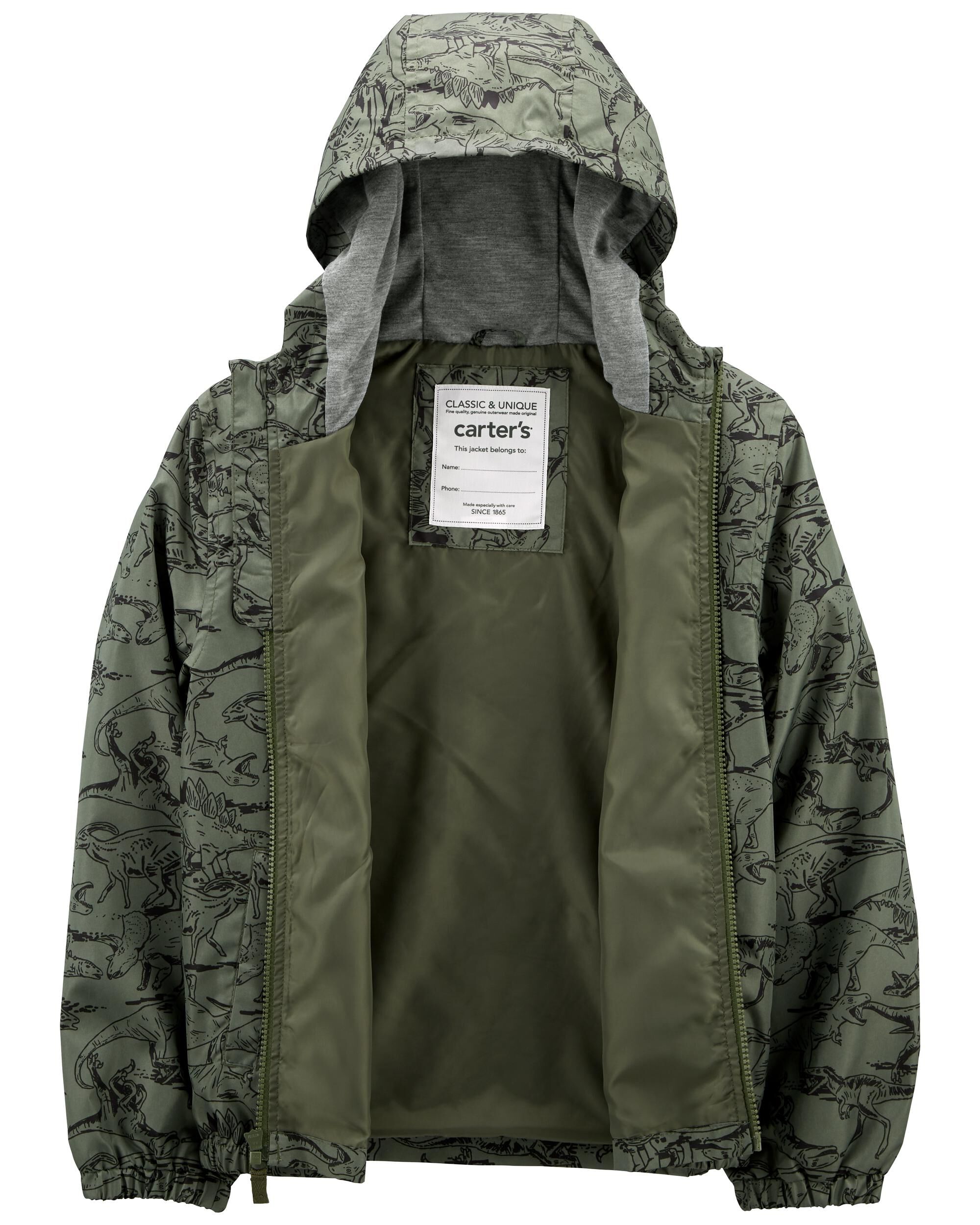 Carters dinosaur rain jacket shop