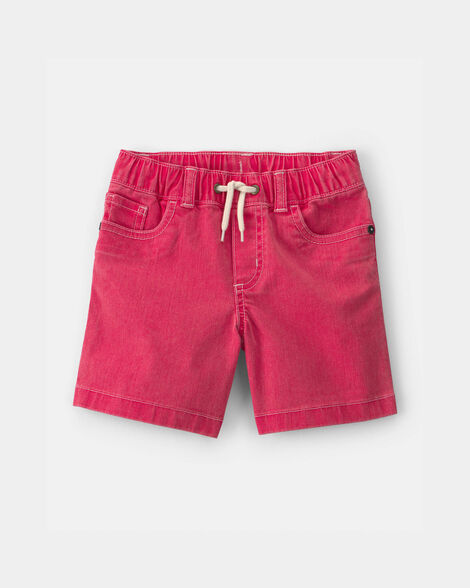 Toddler Boy Stretch Twill Shorts - Red
