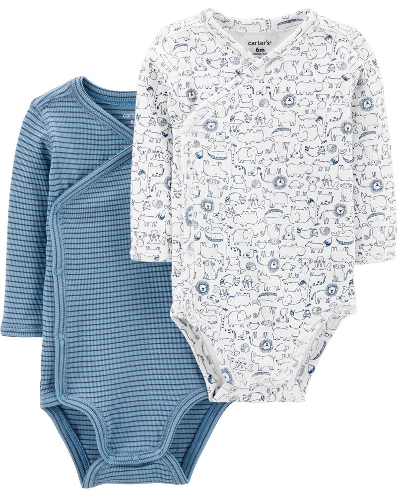 2 Pack Koala Side Snap Bodysuits Carters Com