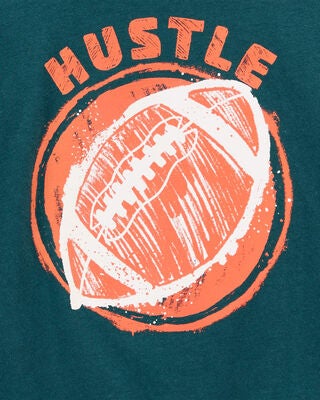 Product image 2 of Toddler Hustle Football Graphic Tee