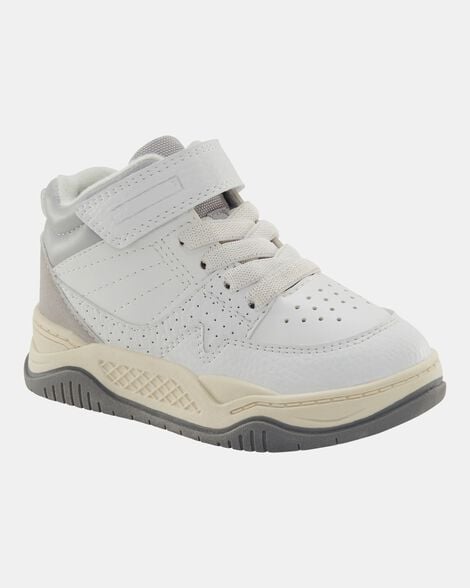 Toddler Casual Easy On High-Top Sneakers - Grey