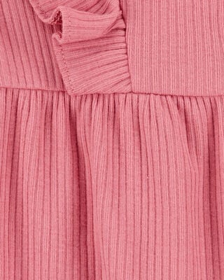 Product image 2 of Baby 2-Piece Jumpsuit & Headwrap Set - Pink