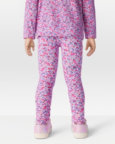 Product image 2 of Toddler Knit Leggings - Floral