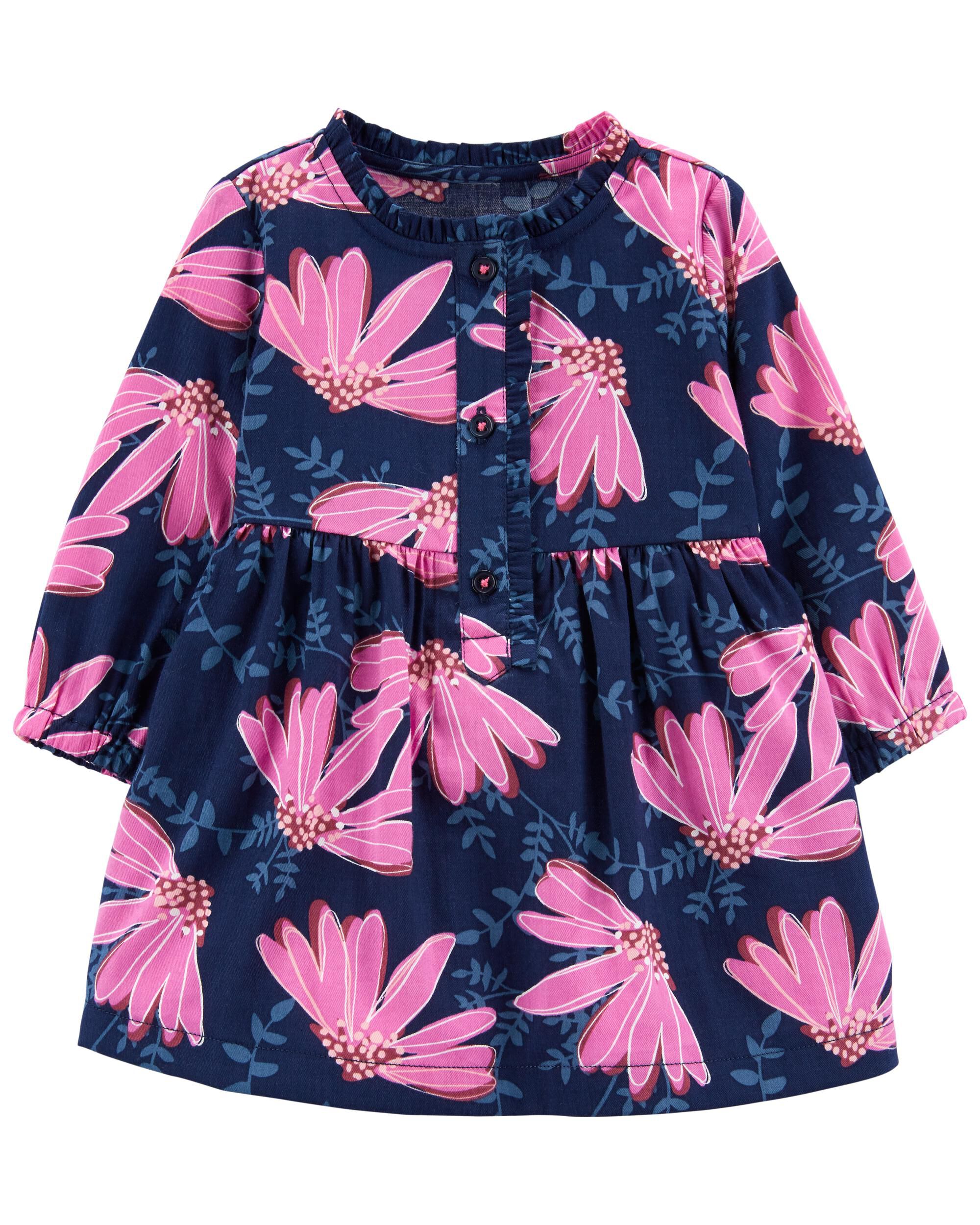 *CLEARANCE* Floral Sateen Dress
