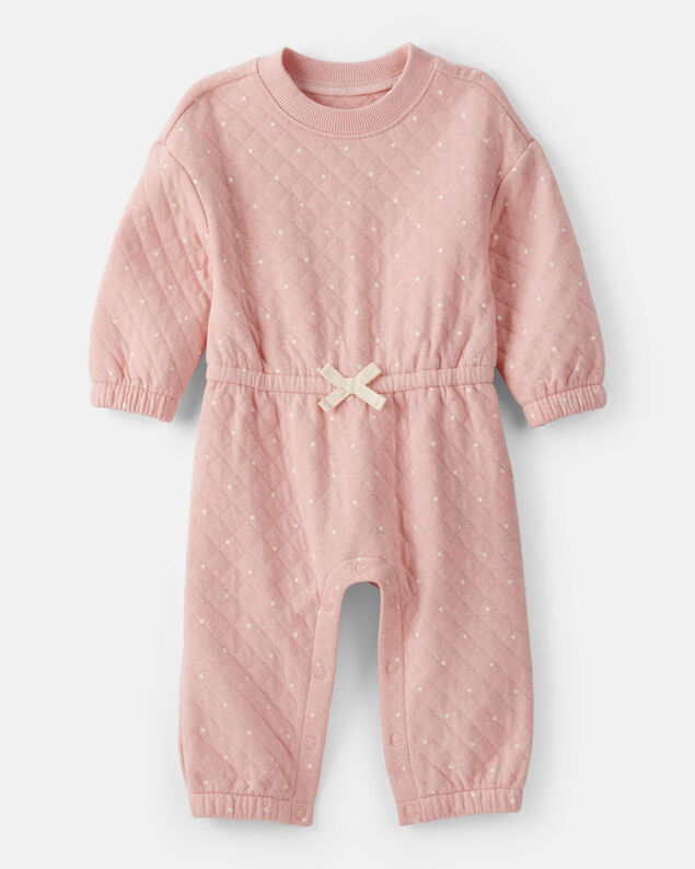 Product image 1 of Baby Girl Long-Sleeve Jumpsuit - Pink