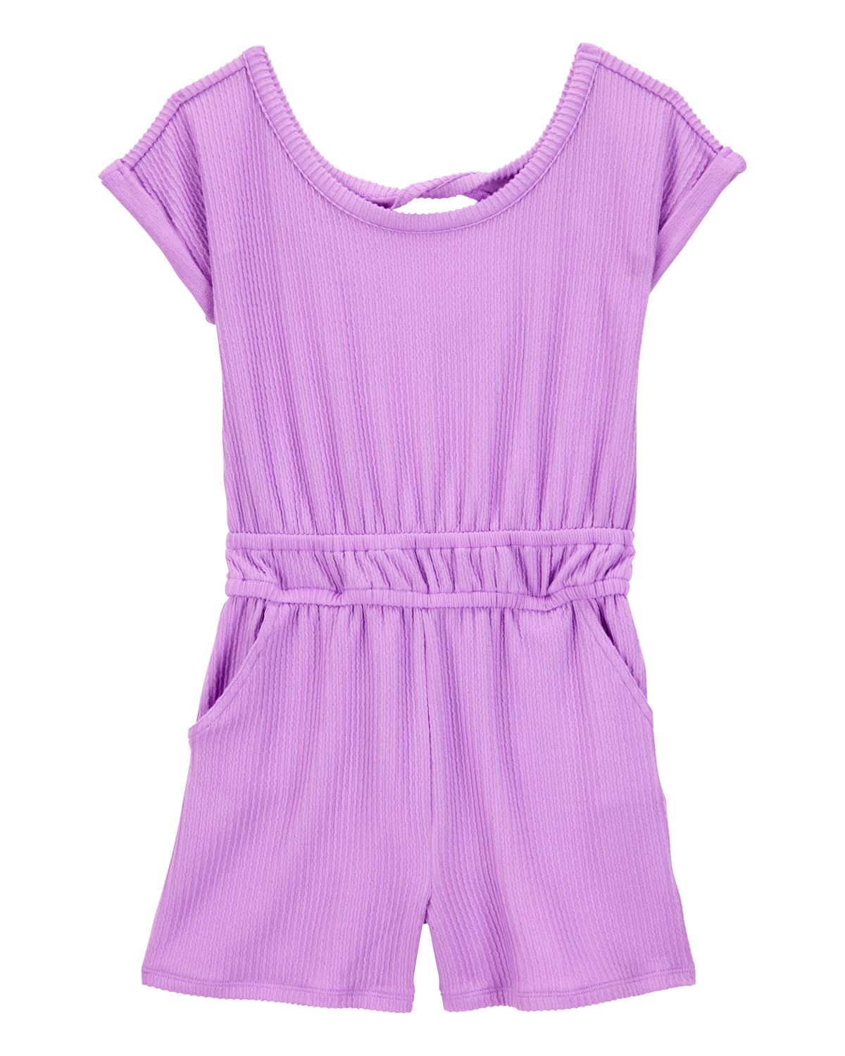 Kid Ribbed Textured Romper - Purple - OshKosh | Carter's Kid Ribbed Textured Romper - Purple - OshKosh | Carter's