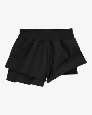 Product image 2 of Kid Flowy Layered Flip Short - Black