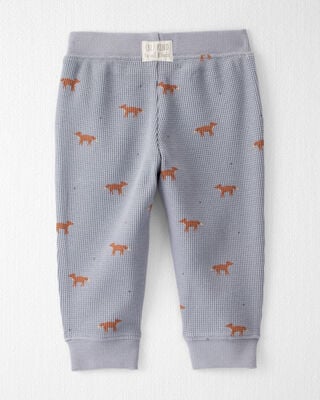 Product image 2 of Baby 2-Piece Organic Cotton Waffle Knit Set in Shadow Fox Print
