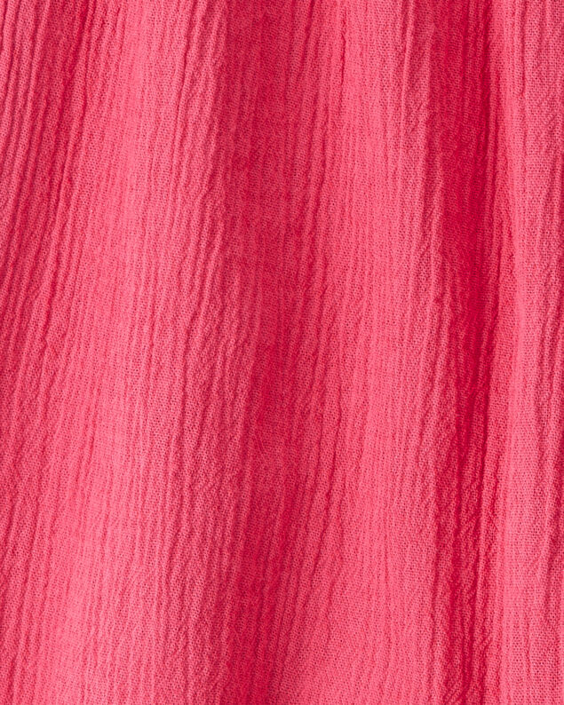 Product image 2 of Baby Bow Gauze Jumpsuit - Pink