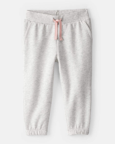 baby girl daydream fleece joggers - grey