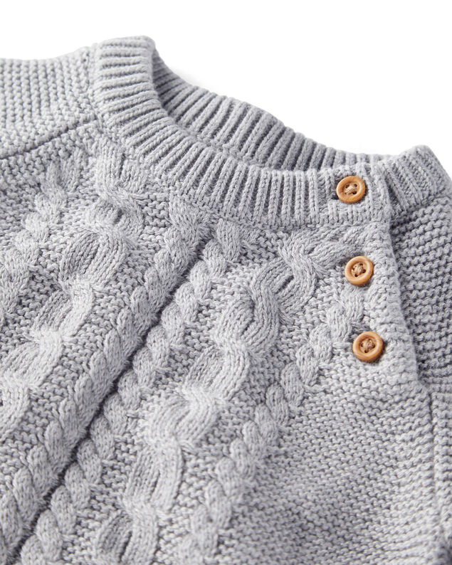 Product image 2 of Baby 2-Piece Organic Cotton Cable Knit Sweater Set