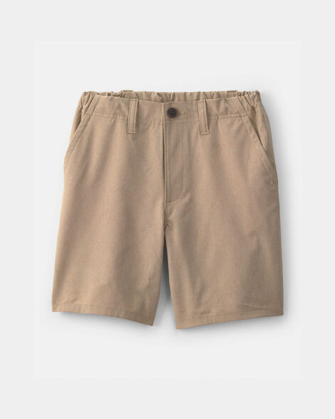 Boys Uniform Active Pull-On Shorts - Khaki