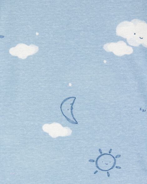 Product image 5 of Baby Boy 5-Pack Kangaroo Cloud Short-Sleeve Bodysuits