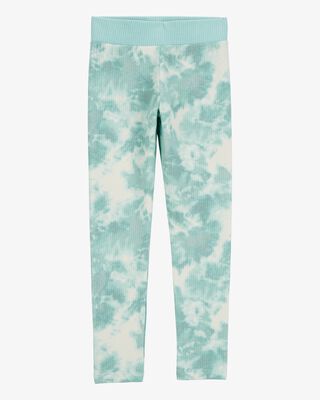 Product image 1 of Kid Tie Dye Ribbed Leggings - Blue