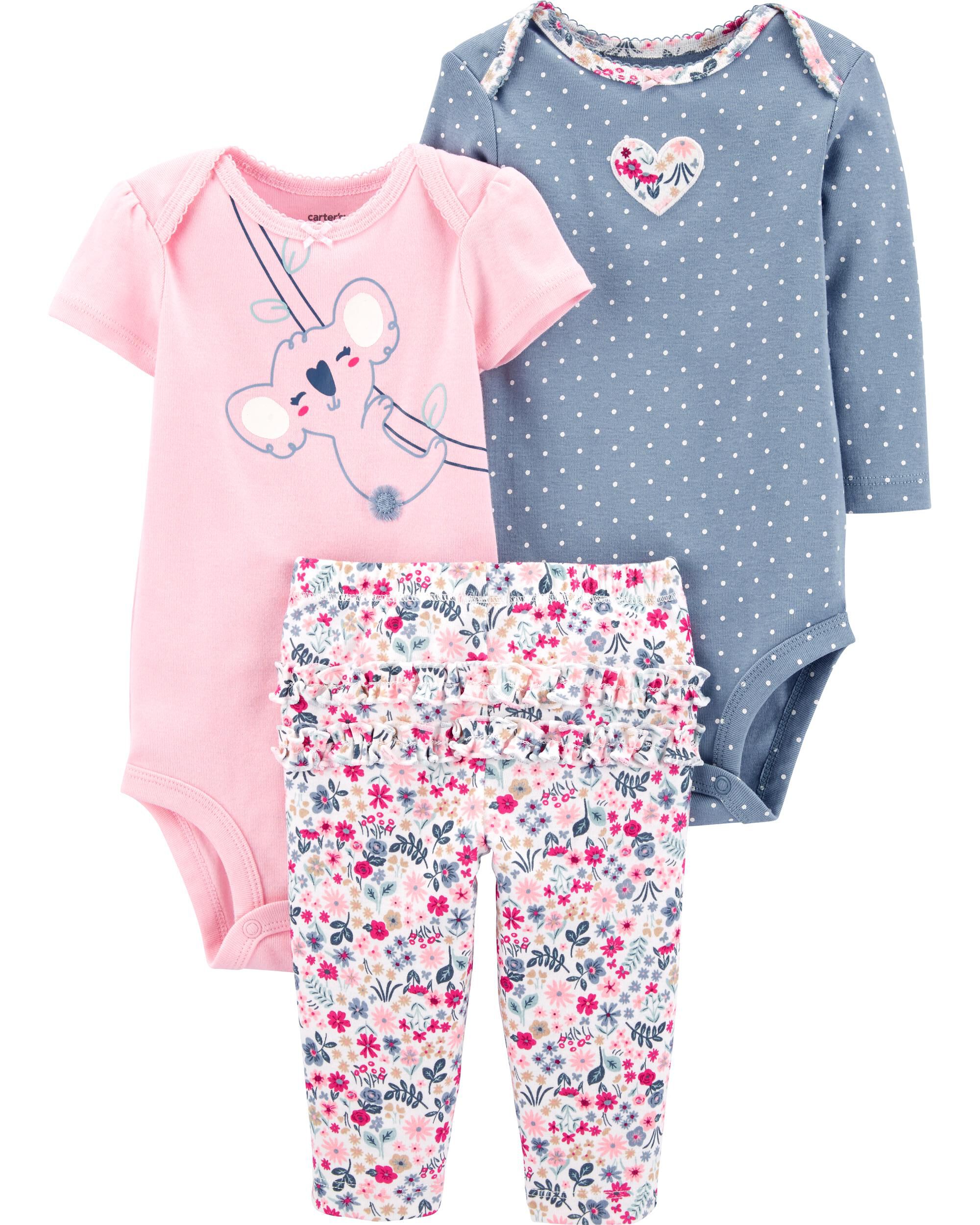 carter's 3 piece set girl