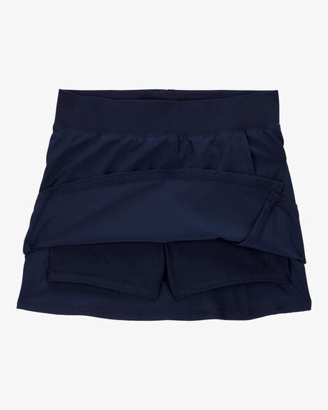 Product image 2 of Girls Active Stretch Uniform Skort - Navy