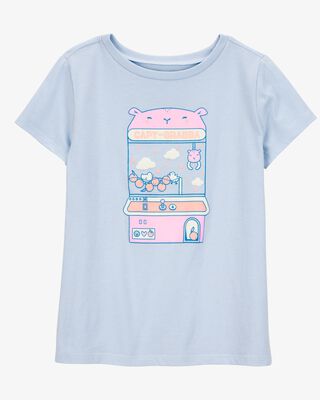 Product image 1 of Kid Capy-Grabba Short-Sleeve Graphic Tee - Blue