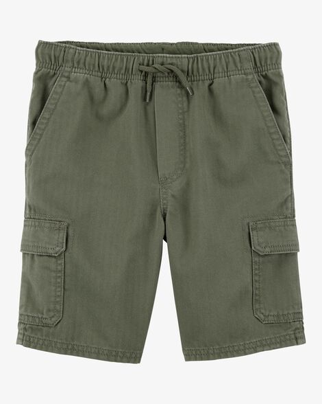 Kid Cargo Utility Shorts - Olive