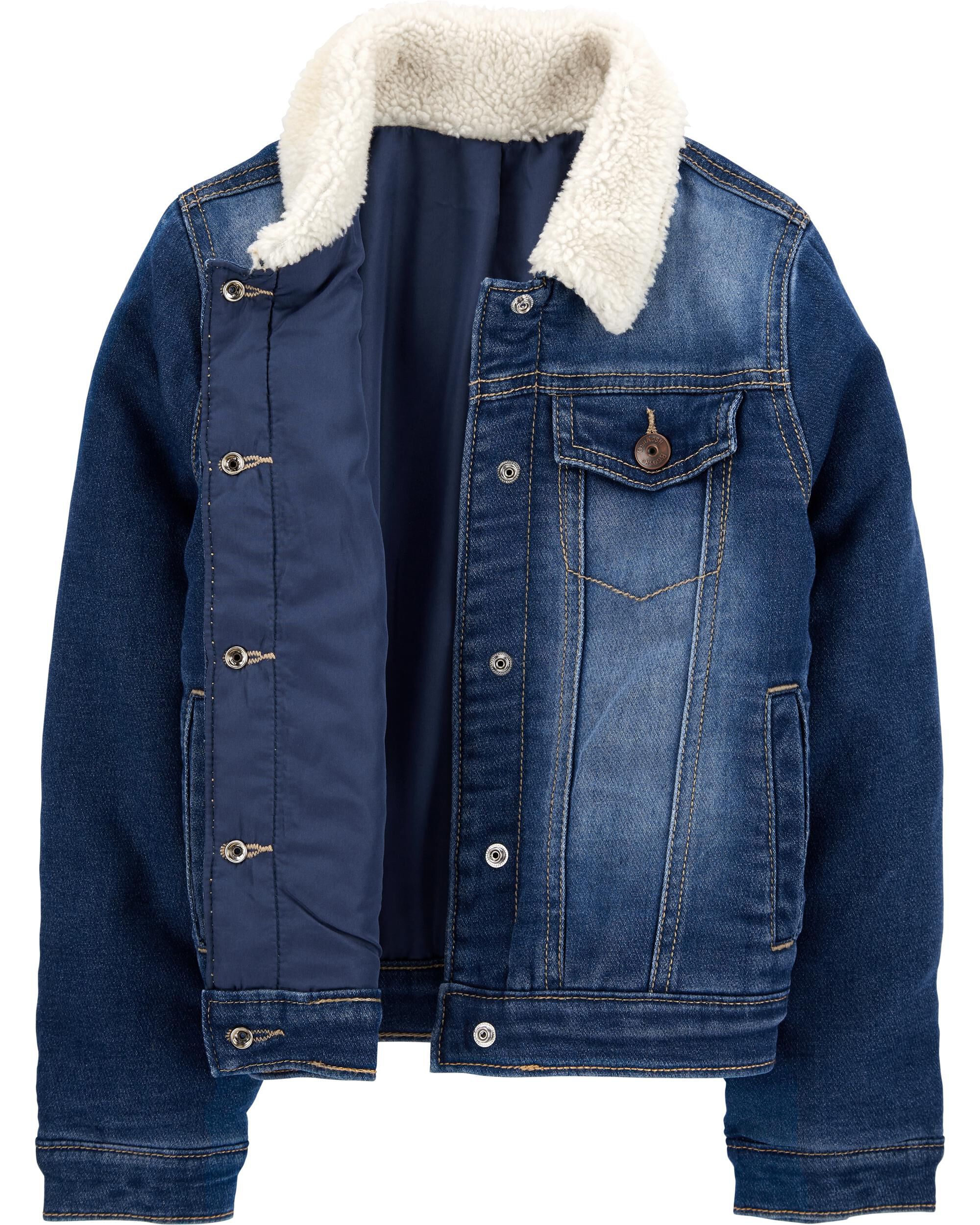 carters denim jacket girl