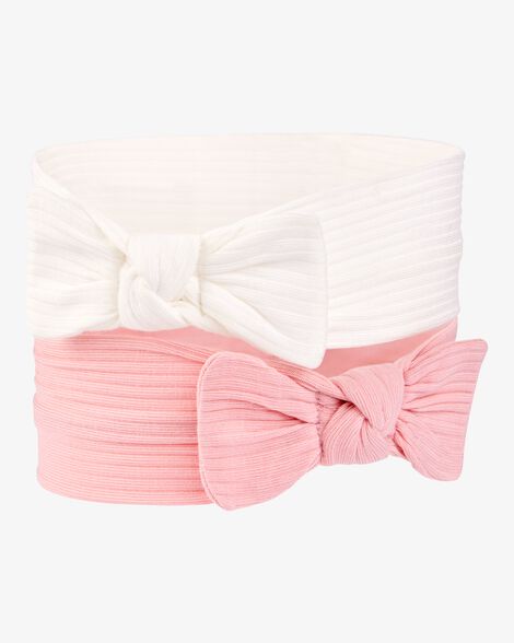  Product image 1 of Baby 2-Pack PurelySoft Headwraps - Pink