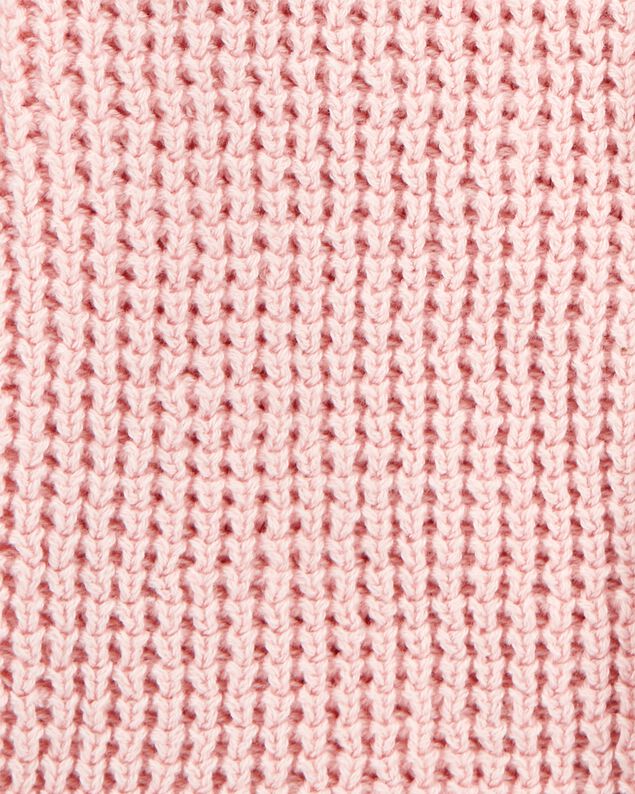 Product image 2 of Baby Hooded Waffle Knit Cardigan - Pink