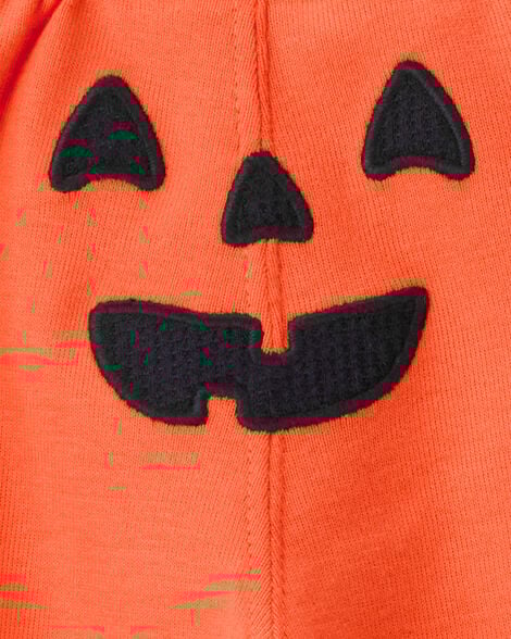 Baby Halloween Pumpkin Jumpsuit - Orange