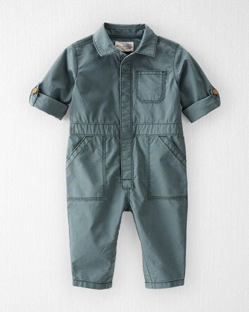 Baby Organic Cotton Smile Everyday Utility Jumpsuit