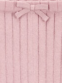 Pink - Toddler Sweater Knit Pull-On Flare Pants - Pink, Selected
