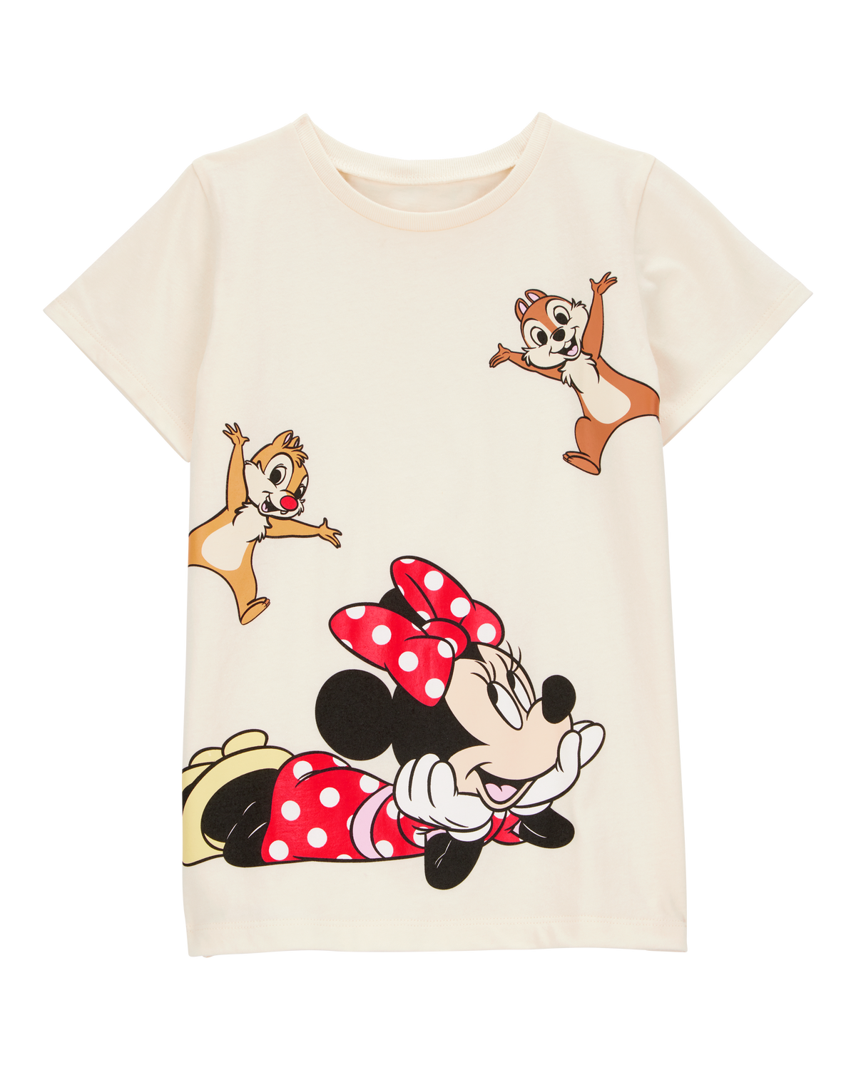 Kid Disney© Minnie Mouse Short-Sleeve Graphic Tee - Cream