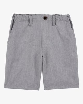 Product image 1 of Boys Active Pull-On Uniform Shorts - Grey