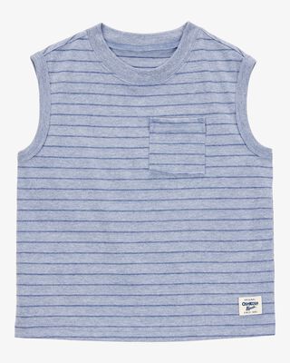 Product image 1 of Baby Striped Textured Tank - Blue