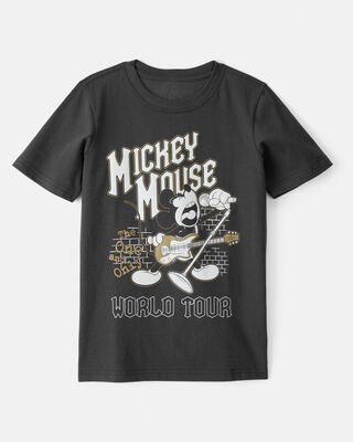 Product image 1 of Kid Disney© Mickey Mouse Short-Sleeve Graphic Tee - Black
