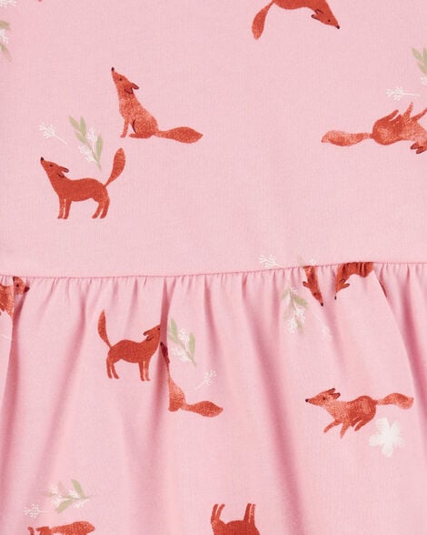  Product image 3 of Toddler Fox Jersey Dress