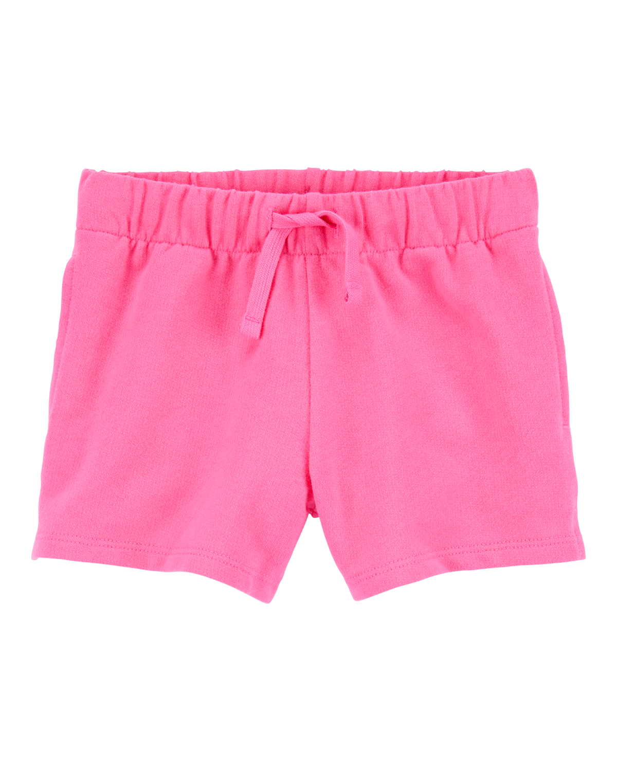 Baby Pull-On French Terry Shorts - Pink