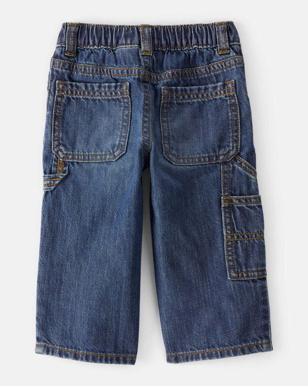 Product image 2 of Baby Boy Denim Carpenter Jeans - Blue