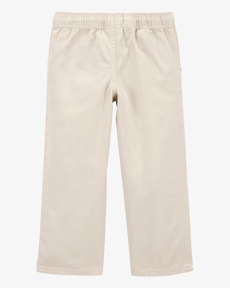  Product image 2 of Toddler Pull-On Drawstring Pant - Tan