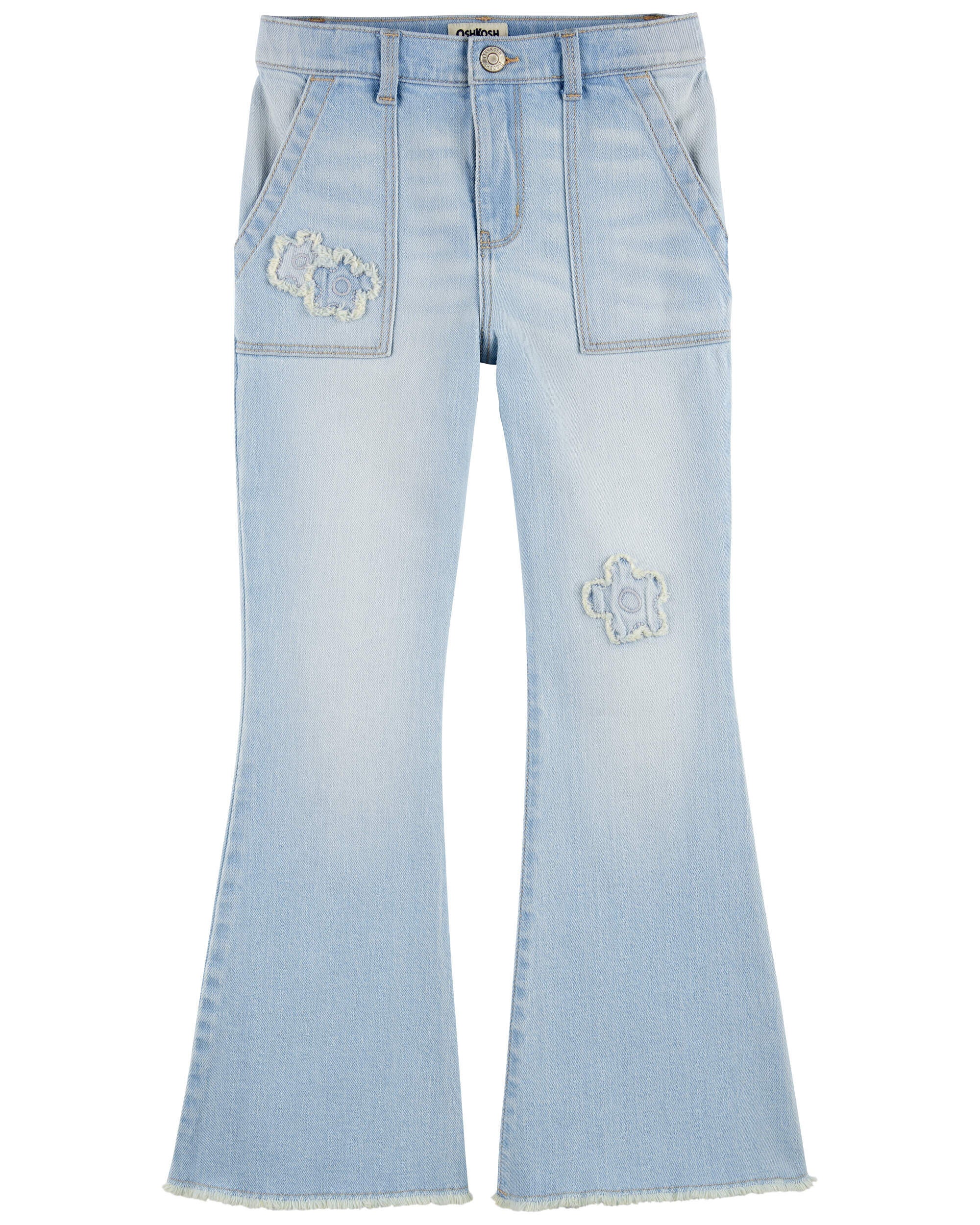Kid High-Rise Ribbed Flare Pants - OshKosh | Carter's